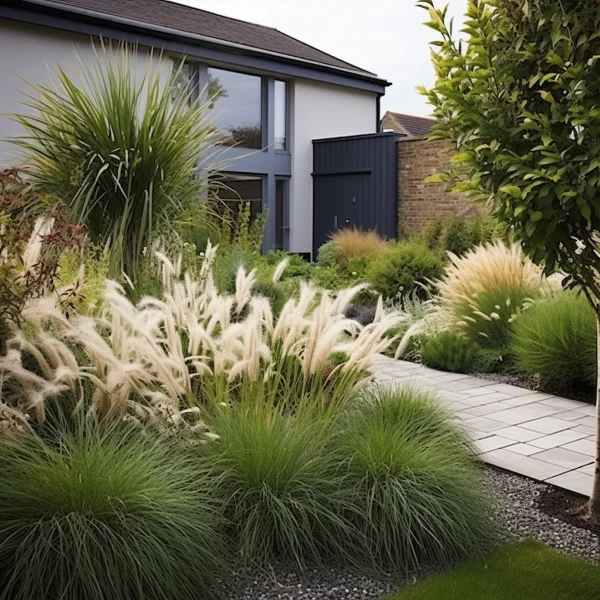 no lawn front garden