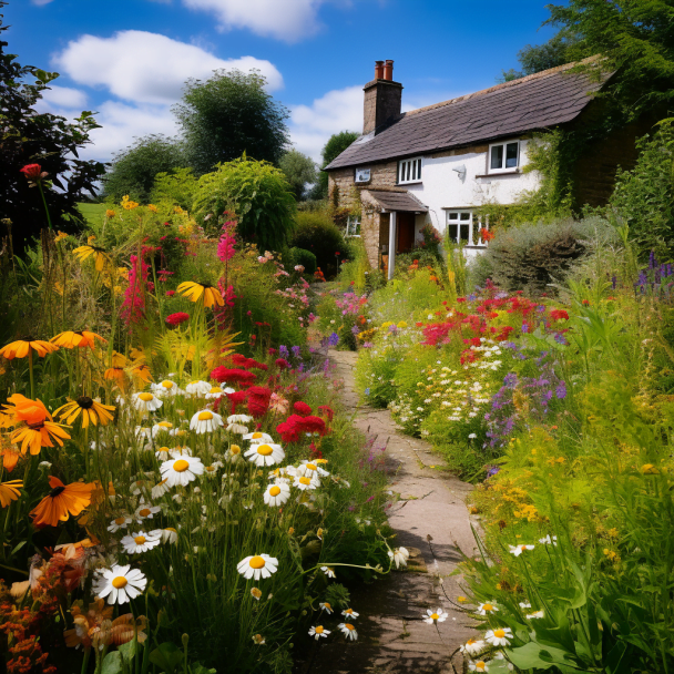 wild cottage garden