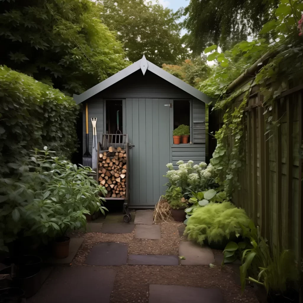 grey shed paint colour