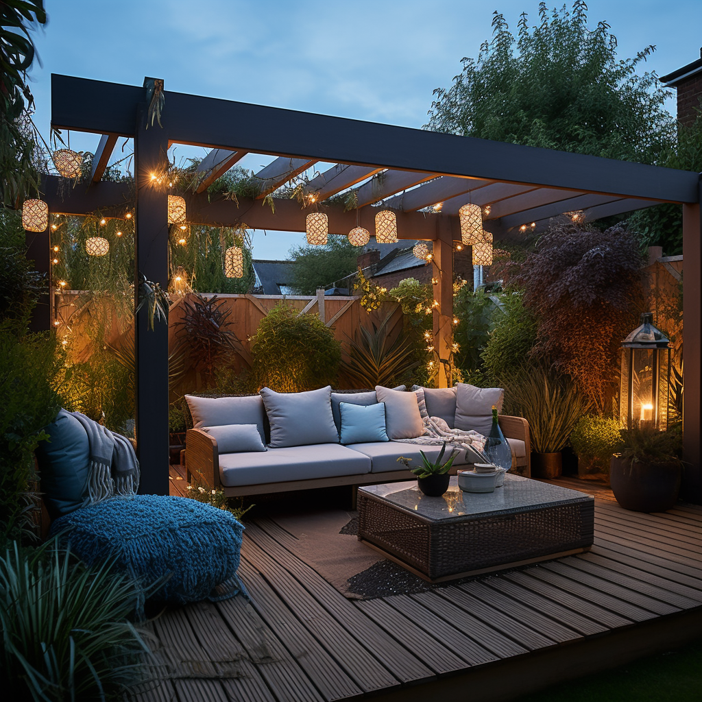 Moroccan-Style Garden pergola