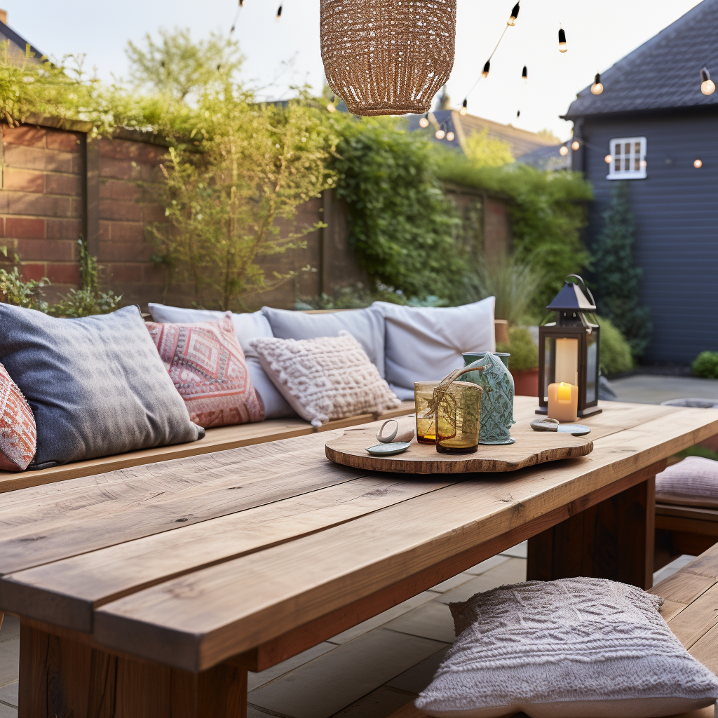 Moroccan-Style Garden cosy seating area