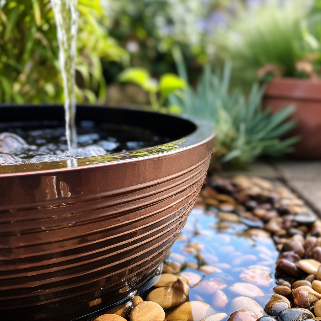 Moroccan-Style Garden water feature