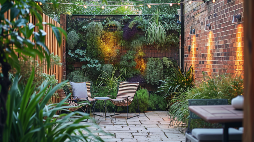 Courtyard Garden Design Ideas - vertical planting