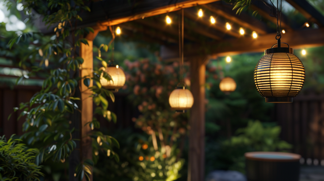 Japanese Style Garden Ideas - Lighting