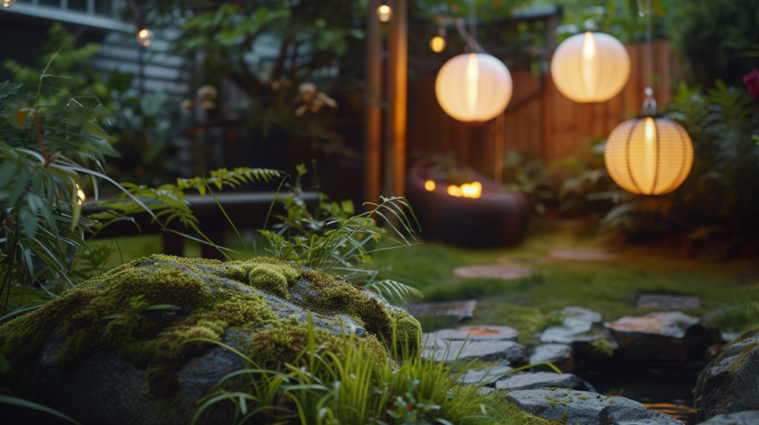 Japanese Style Garden Ideas - Moss