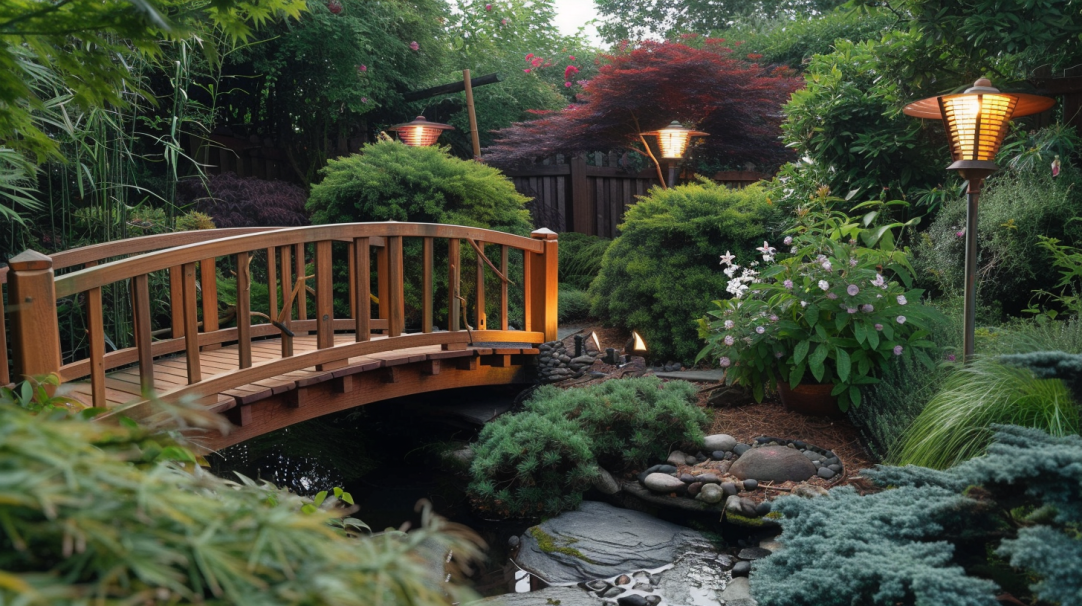 Japanese Style Garden Ideas - Bridge