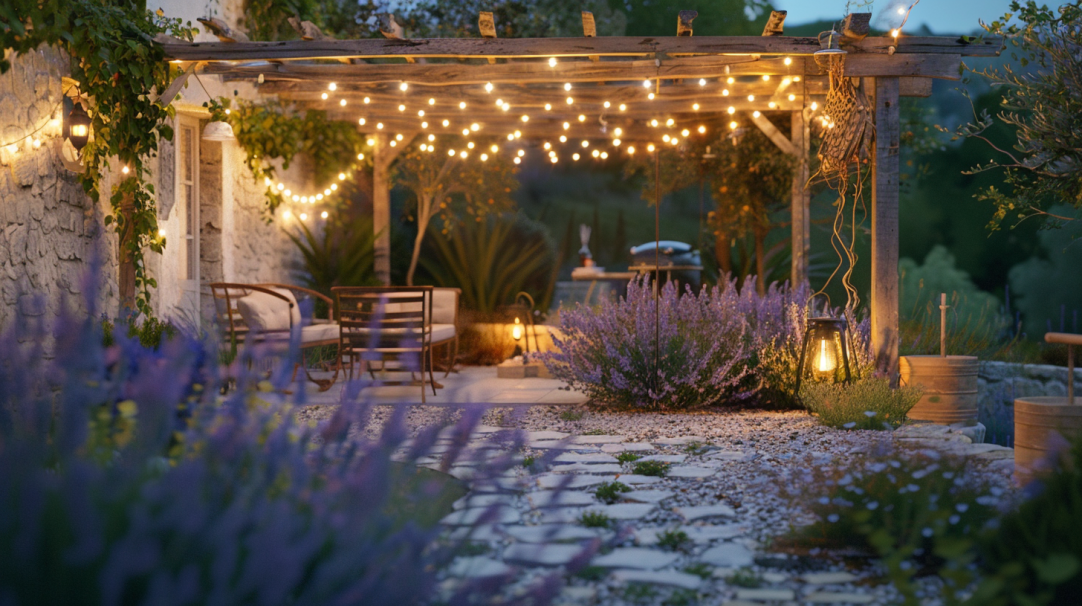 greek garden ideas - pergola
