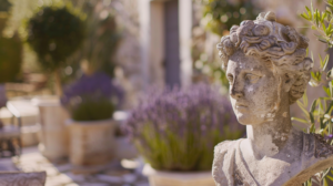 greek garden ideas - sculpture