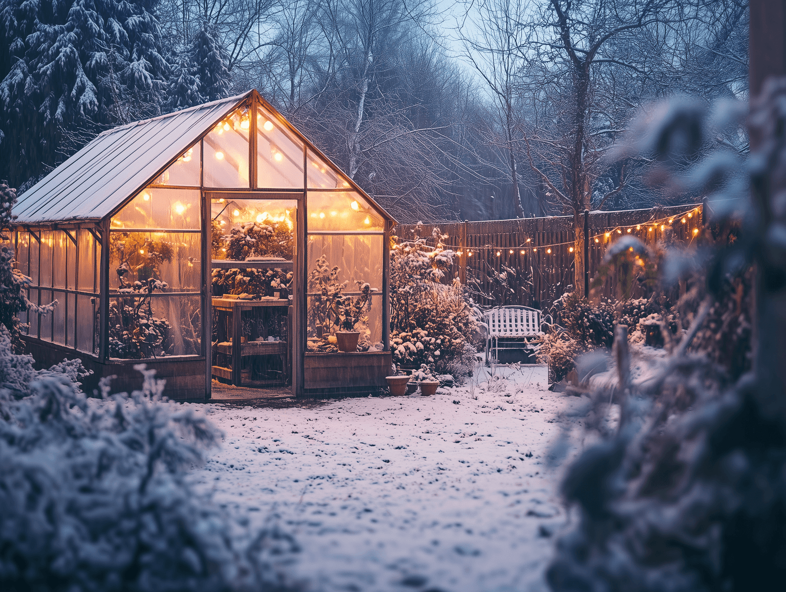 January greenhouse