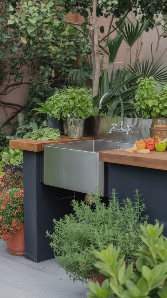 outdoor sink