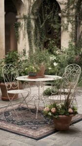 french courtyard garden ideas