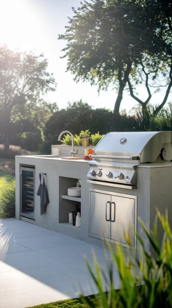 weatherproof cabinetry for outdoor kitchens